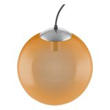 Vintage 1906® Bubble Pendant Glass Orange 300mm