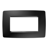 ONE PLATE - IN PAINTED TECHNOPOLYMER - 4 MODULES - SATIN BLACK - CHORUSMART