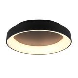 Girona LED ceiling lamp 60 cm matt black