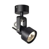 INDA SPOT GU10 wall and ceiling luminaire, black, max. 50W