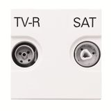 N2251.3 BL TV-R/SAT terminal outlet - 2M - White