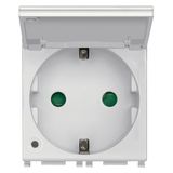 2P+E 16A German SICURY outlet+cover S