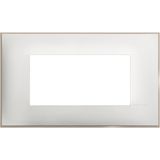 CLASSIA - COVER PLATE 4P WHITE SATIN