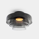 Ceiling fixture Levels Ceiling 3 Bodies Ø420mm + Ø320mm + Ø220mm LED 24.4W SW 2700-3000-4000K CASAMBI Black 1850lm