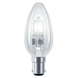 Halogen Lamp 28W B15D B35 240V Clear Patron