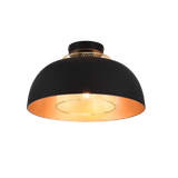 Punch ceiling lamp E27 matt black