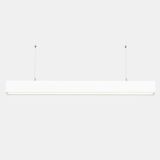 Lineal lighting system Infinite Pro 1136mm Suspended Wall washer 17.08W LED neutral-white 4000K CRI 80 ON-OFF Grey IP40 3492lm