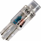 T5 W2x4.6d Starled 5x17 24V 10mA AC/DC Clear Blue 25Khrs