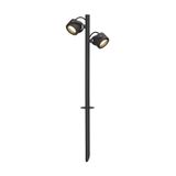 SITRA 360 SL SPIKE, GX53, max. 2x9W, IP44, anthracite