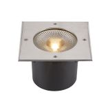 ROCCI 200 EL square, stainless steel in-ground light 16W 3000K 120°