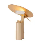 Lucide FITS - Table lamp - LED - 1x8W 3000K - Matt Gold / Brass