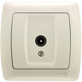 Carmen Beige TV Socket Transitive (8-12-dB)