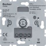 Rotary potentiometer DALI with power supply, TW, soft-lock, light cont