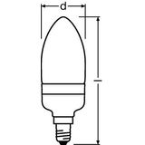 DPRO MICA 9W/825 220-240V E14 10X1 OSRAM