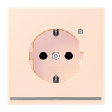 SCHUKO socket with LED pilot light LC320 LC1520-OLNW226