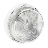 Bulkhead light - IP 44 - IK 07 - round - B 22 - glass diffuser