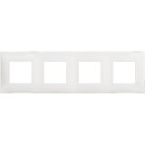 CLASSIA - COVER PLATE 2X4P ICE SATIN