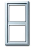 2102-33 Cover Frame carat® Aluminium silver