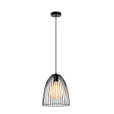 Lucide MACARONS - Pendant light - Ø 24 cm - 1xE27 - Black