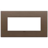 Plate 5M BS metal brushed dark bronze