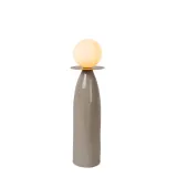 Lucide FIGARO - Table lamp - Ø 12 cm - 1xG9 - Gray