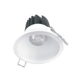 Abel Recessed Downlight LED 12W 3000K 1000 lm Round White IP44