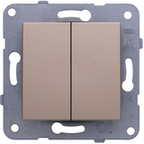 Karre Plus-Arkedia Bronze Impulse Two Gang Switch