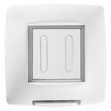 WATERTIGHT PLATE INTERNATIONAL STANDARD - 2 GANG IP55 - WHITE - CHORUSMART