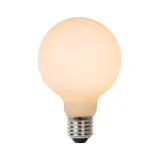 Lucide G125 - Filament bulb - Ø 12,5 cm - LED Dim. - E27 - 1x8W 2700K - 3 StepDim - Opal