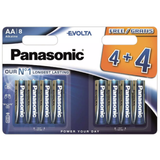 PANASONIC Evolta Alkaline LR6 AA BL4+4