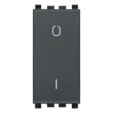 2P 16AX 1-way switch grey