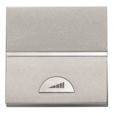 N2260.7 PL Resistive push dimmer - 2M - Silver