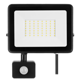 Floodlight LED SOLIS 50W PIR 230V IP44 white cool  NAS-50WCPIR