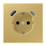 SCHUKO socket with USB type A ME1520-18AC