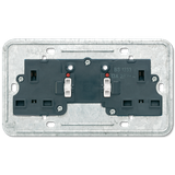 2-gang 13 A BS socket insert BS2172KOEINS