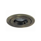 iCage Mini IP65 GU10 Die-Cast Fire Rated Downlight Antique Brass