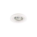 Twistlock GU10 Die-Cast Downlight Matt White