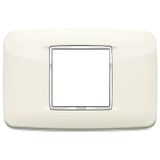 Round plate 2centM Bright arctic white