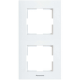 Karre Plus Accessory White Two Gang Frame