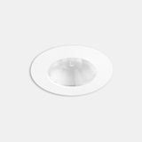 Downlight Play Flat Round Fixed 12.5W TW 2700K-6500K CRI 90 33.3º DALI DT8 White IP54 1068lm