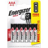 ENERGIZER Max LR03 AAA BL4+2