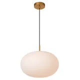 ELYSEE Pendant light-Opal-Ø38-1xE27-40W-Glass