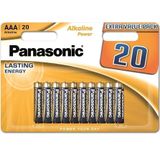 PANASONIC Alkaline Power LR03 AAA BL20