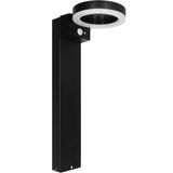 Outdoor Solar Light - pole light  - Amsterdam 6W 600lm 2700K IP44  - Sensor - Black