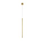 Brass Gold Aluminium   LED 5 Watt 230 Volt  195Lm 3000K IP20  D: 1.5 H1: 60 H2: 200 cm Adjustable Height