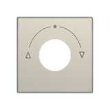 8553.1 AI Cover plate for 3 position key switch - Stainless Steel Symbol "3-level switch" for Level switch, Key Stainless steel - Sky Niessen