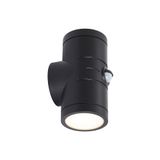 Reef CCT Bi-directional Wall Light PIR Black