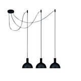 Bela Alto S Pendant luminar 3x10W 100-240V E27 IP20 black