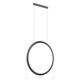 Pendant Circular Vertical Inward ø900 Surface LED 45.6W 1917lm 4000K Gold