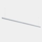 Lineal lighting system Infinite Slim Continuidad Pendant 2800mm 71.4 3000K CRI 90 DALI-2/PUSH Brushed anodise IP40 8702lm